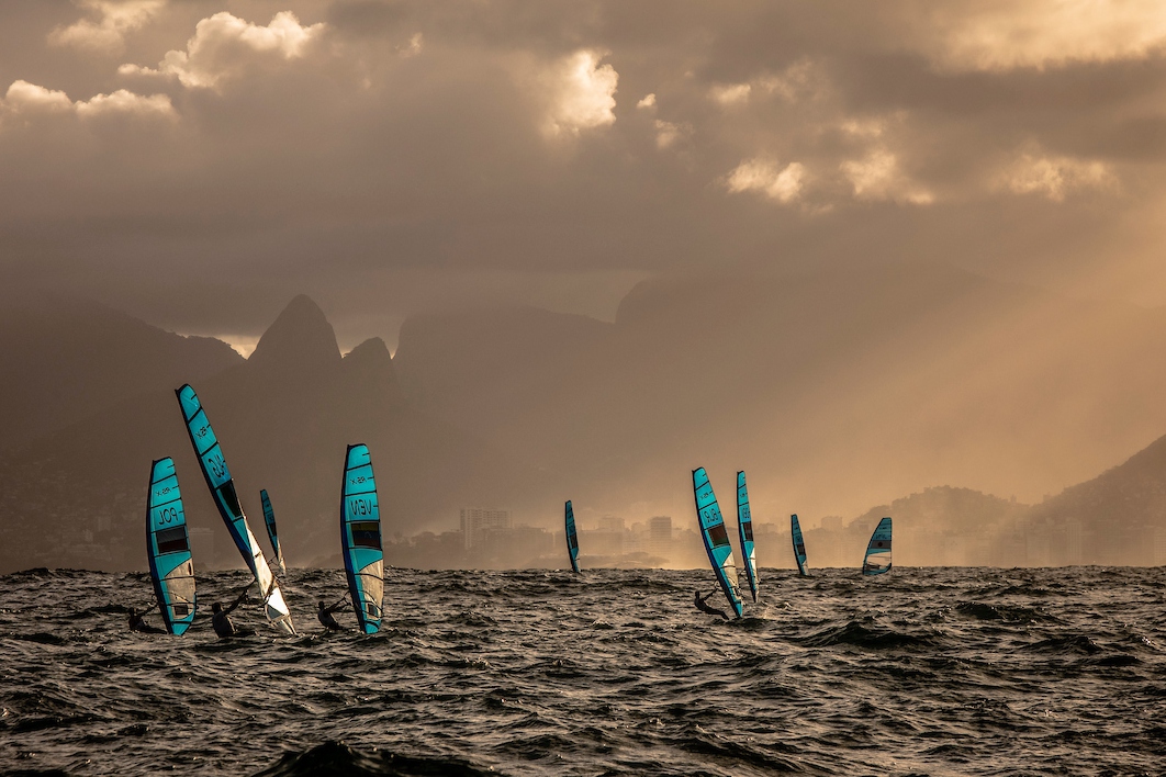 Men's RS:X Medal Race Line Up